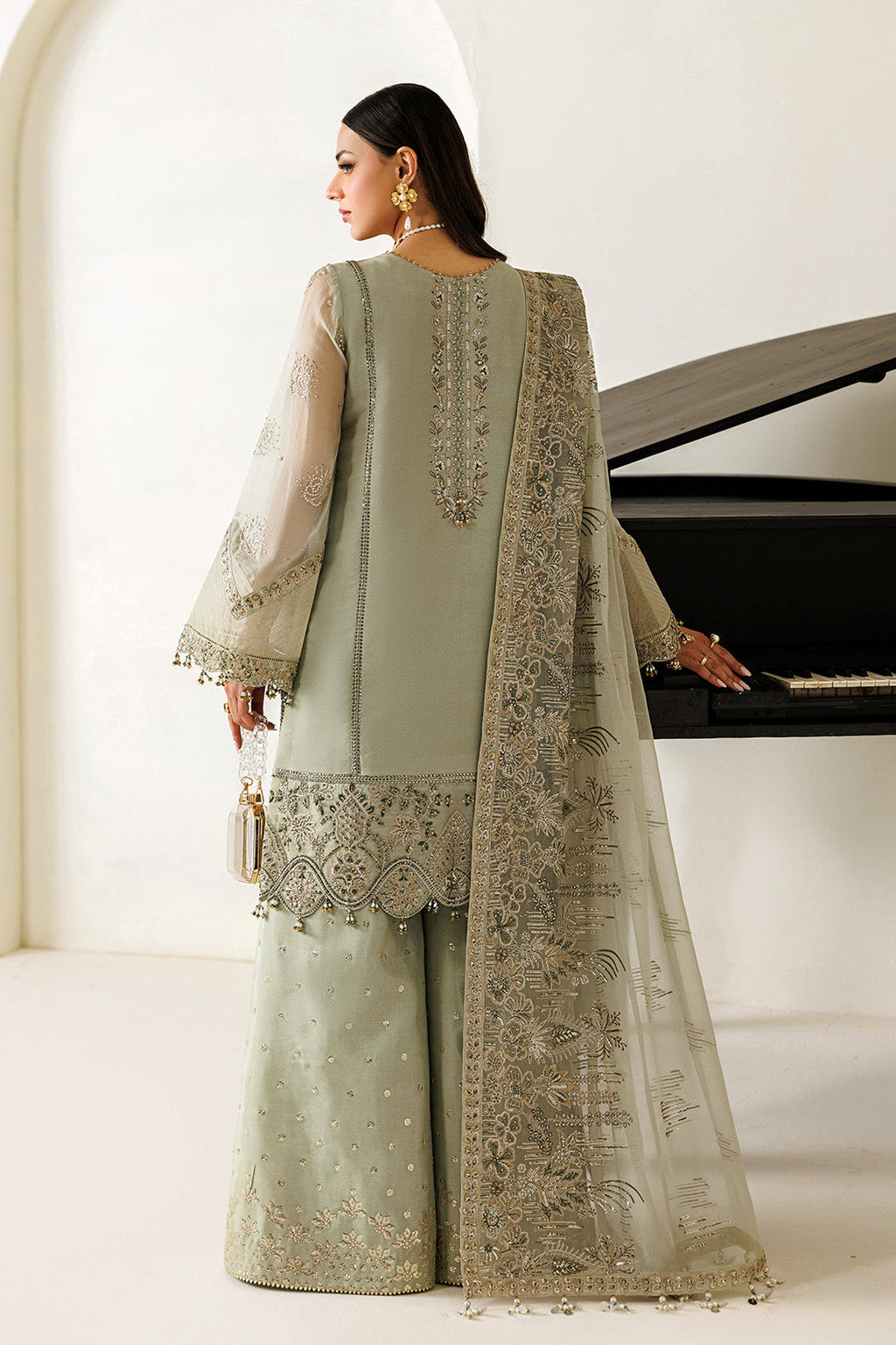 Alizeh | AYMAL V4 - LUXURY BAMBER CHIFFON '26 | AF-BHM-4072-Javi