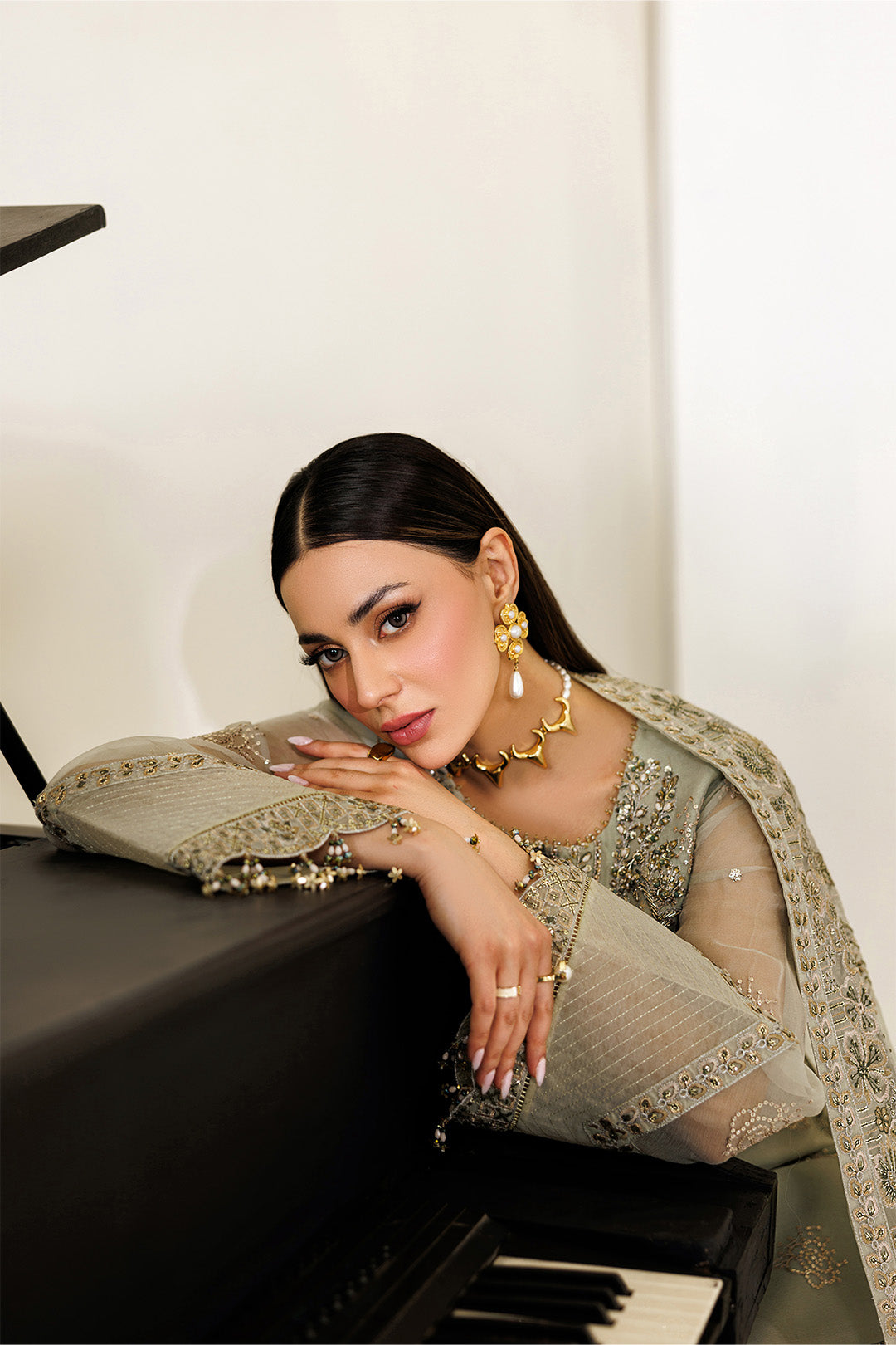 Alizeh | AYMAL V4 - LUXURY BAMBER CHIFFON '26 | AF-BHM-4072-Javi