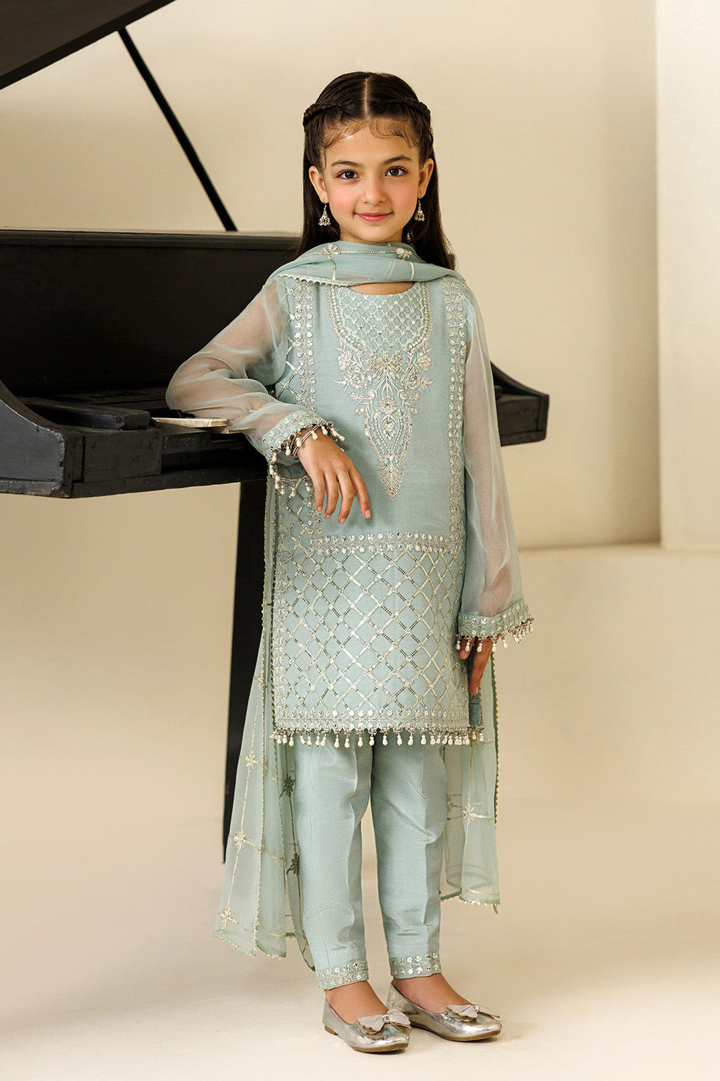 Alizeh | AYMAL V4 - LUXURY BAMBER CHIFFON '26 | AFK-BCH-1008-Sinoor