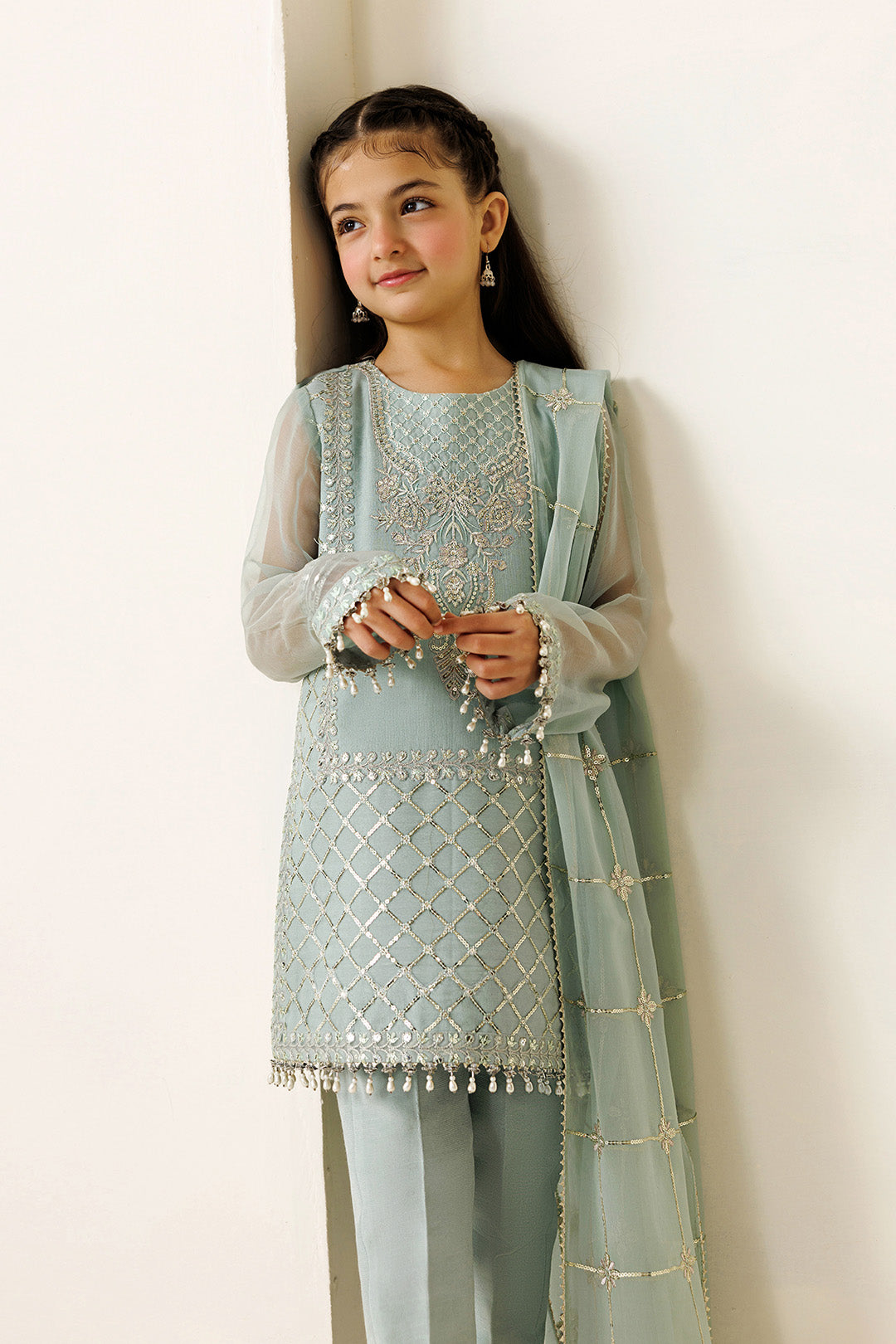 Alizeh | AYMAL V4 - LUXURY BAMBER CHIFFON '26 | AFK-BCH-1008-Sinoor