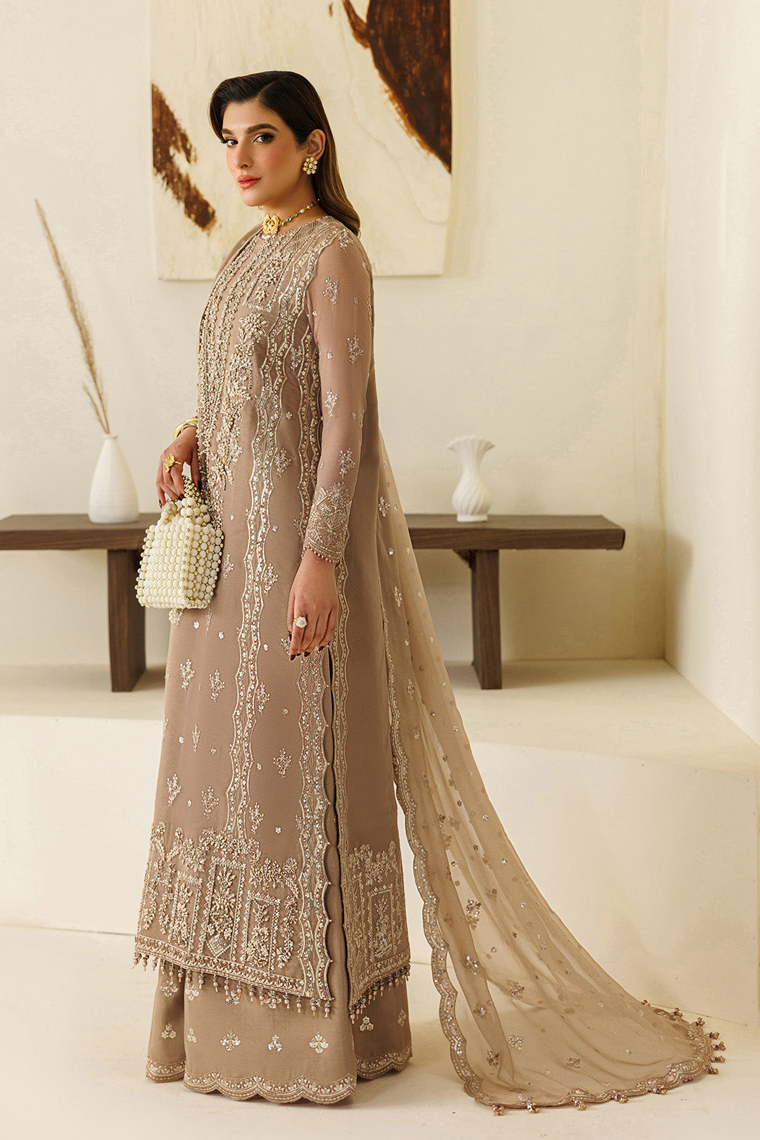 Alizeh | AYMAL V4 - LUXURY BAMBER CHIFFON '26 | AF-BHM-4069-Dise