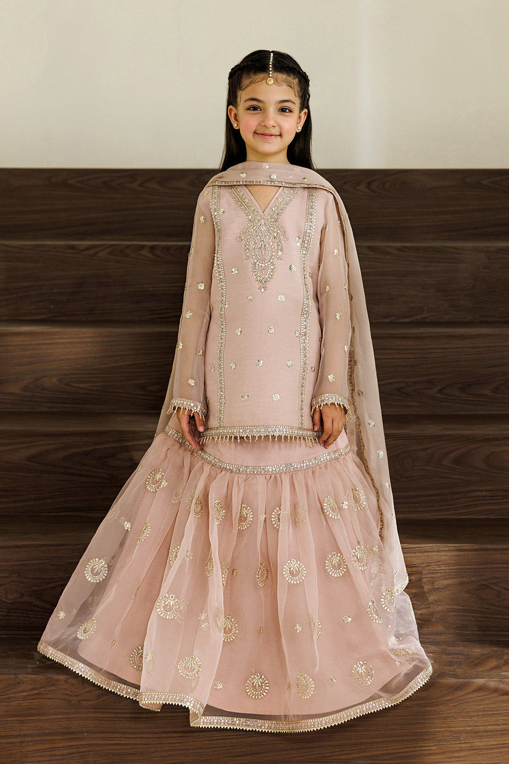 Alizeh | AYMAL V4 - LUXURY BAMBER CHIFFON '26 | AFK-BCH-1014-Reef