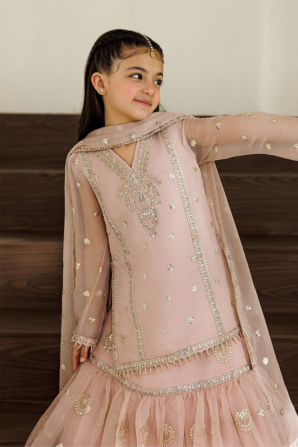 Alizeh | AYMAL V4 - LUXURY BAMBER CHIFFON '26 | AFK-BCH-1014-Reef