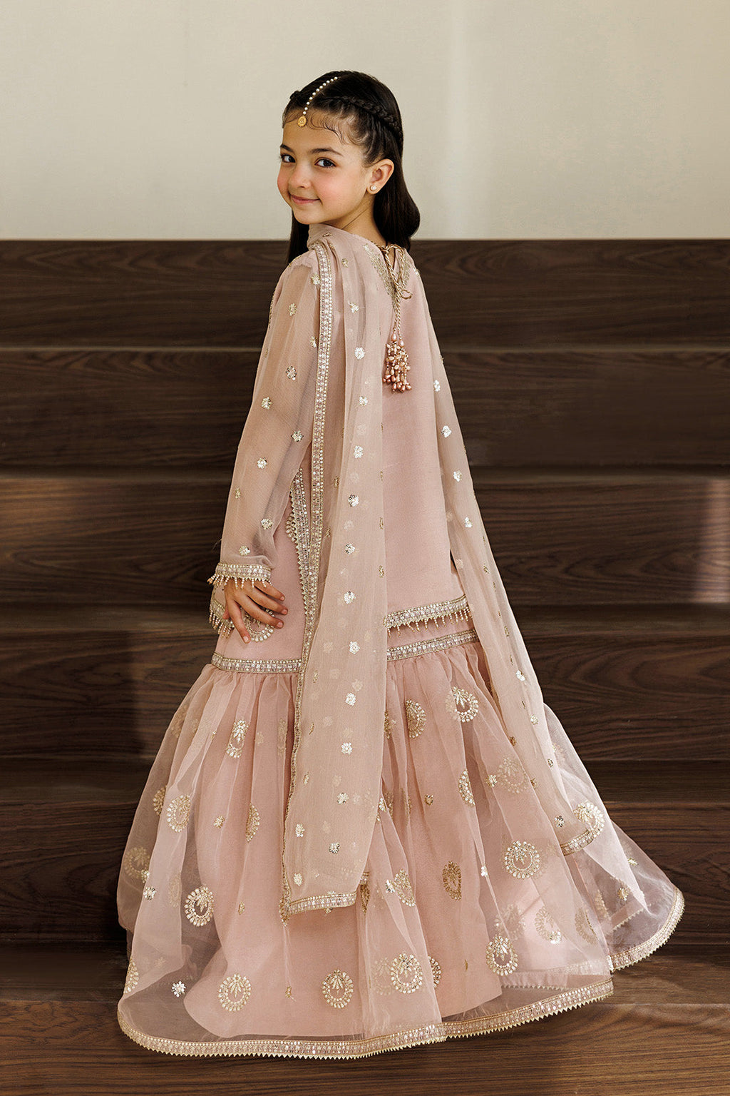 Alizeh | AYMAL V4 - LUXURY BAMBER CHIFFON '26 | AFK-BCH-1014-Reef