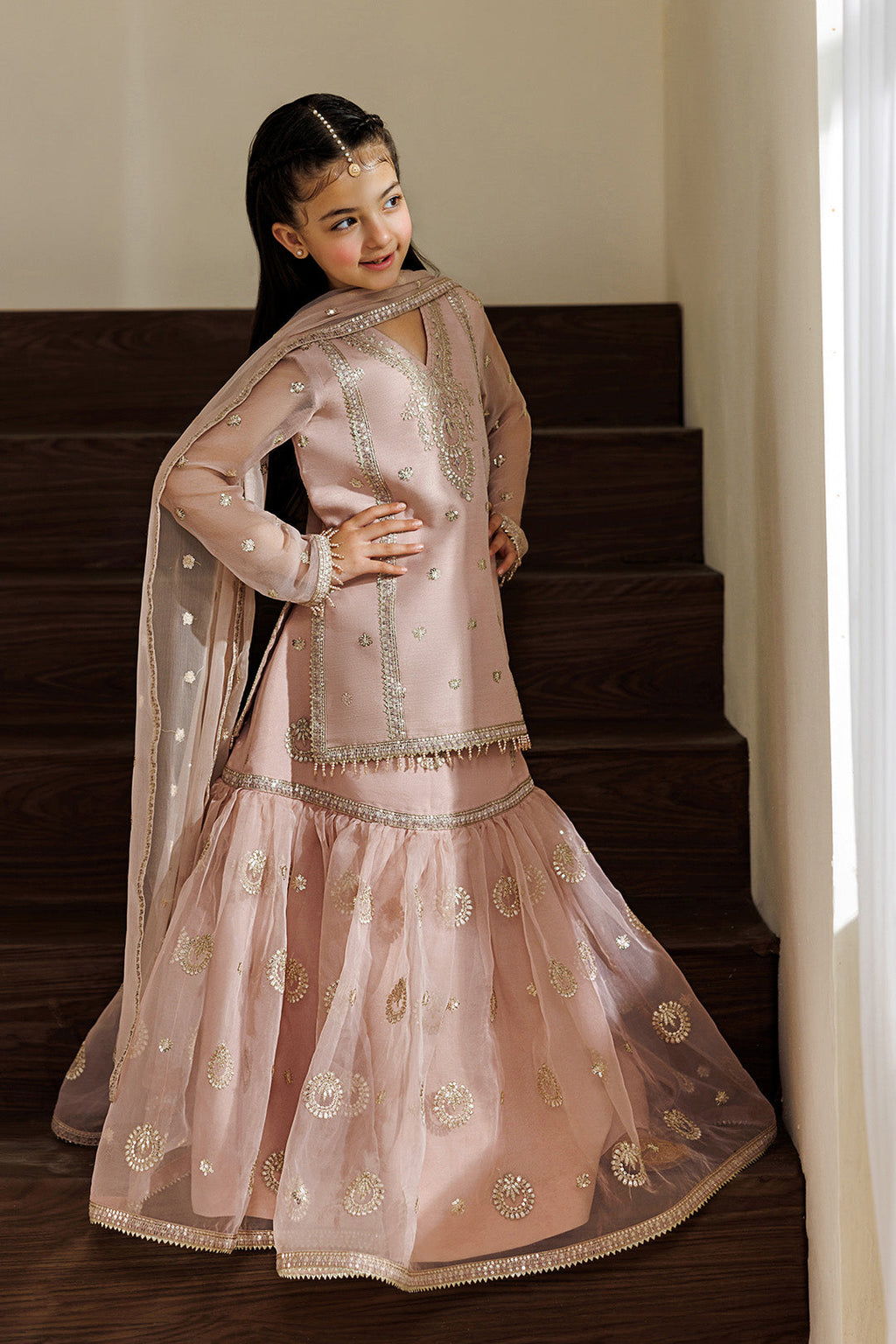 Alizeh | AYMAL V4 - LUXURY BAMBER CHIFFON '26 | AFK-BCH-1014-Reef