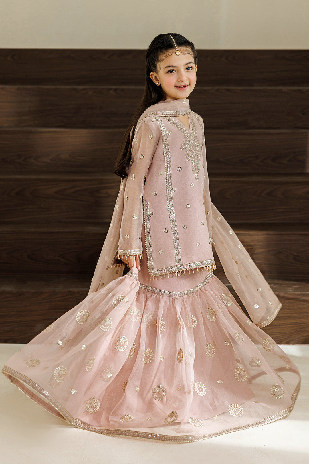 Alizeh | AYMAL V4 - LUXURY BAMBER CHIFFON '26 | AFK-BCH-1014-Reef