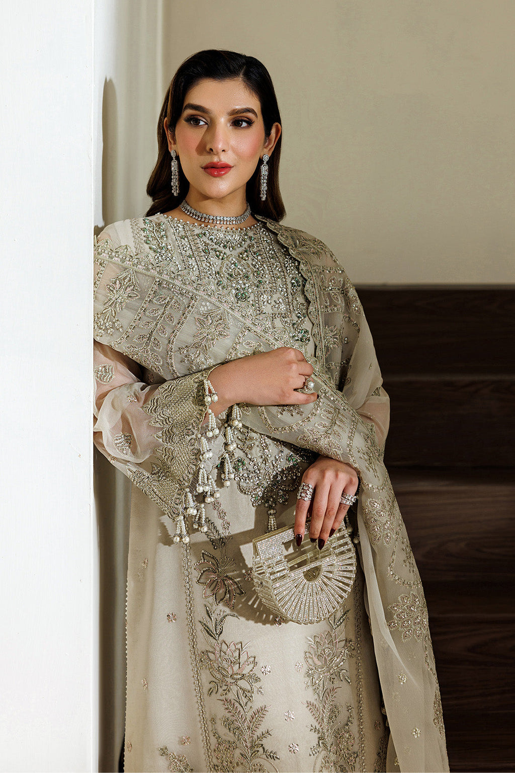 Alizeh | AYMAL V4 - LUXURY BAMBER CHIFFON '26 | AF-BHM-4074-Navya