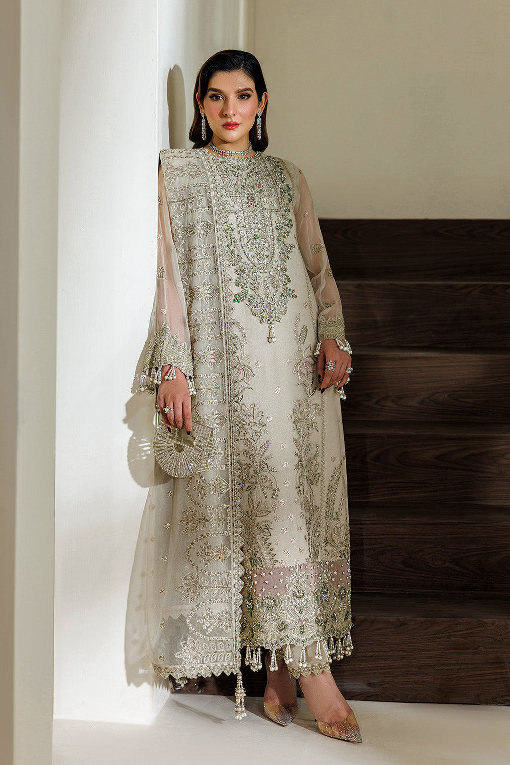 Alizeh | AYMAL V4 - LUXURY BAMBER CHIFFON '26 | AF-BHM-4074-Navya