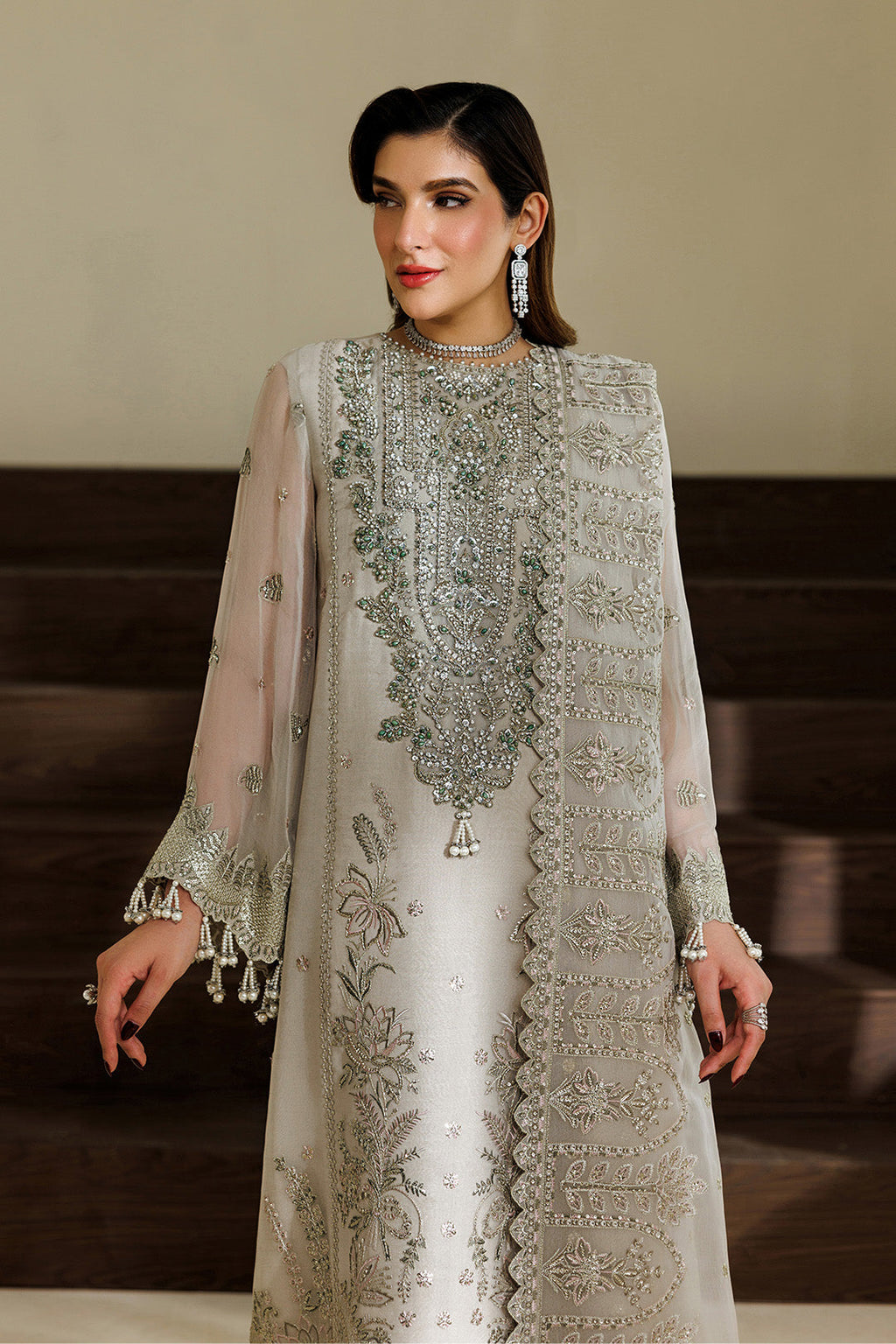 Alizeh | AYMAL V4 - LUXURY BAMBER CHIFFON '26 | AF-BHM-4074-Navya