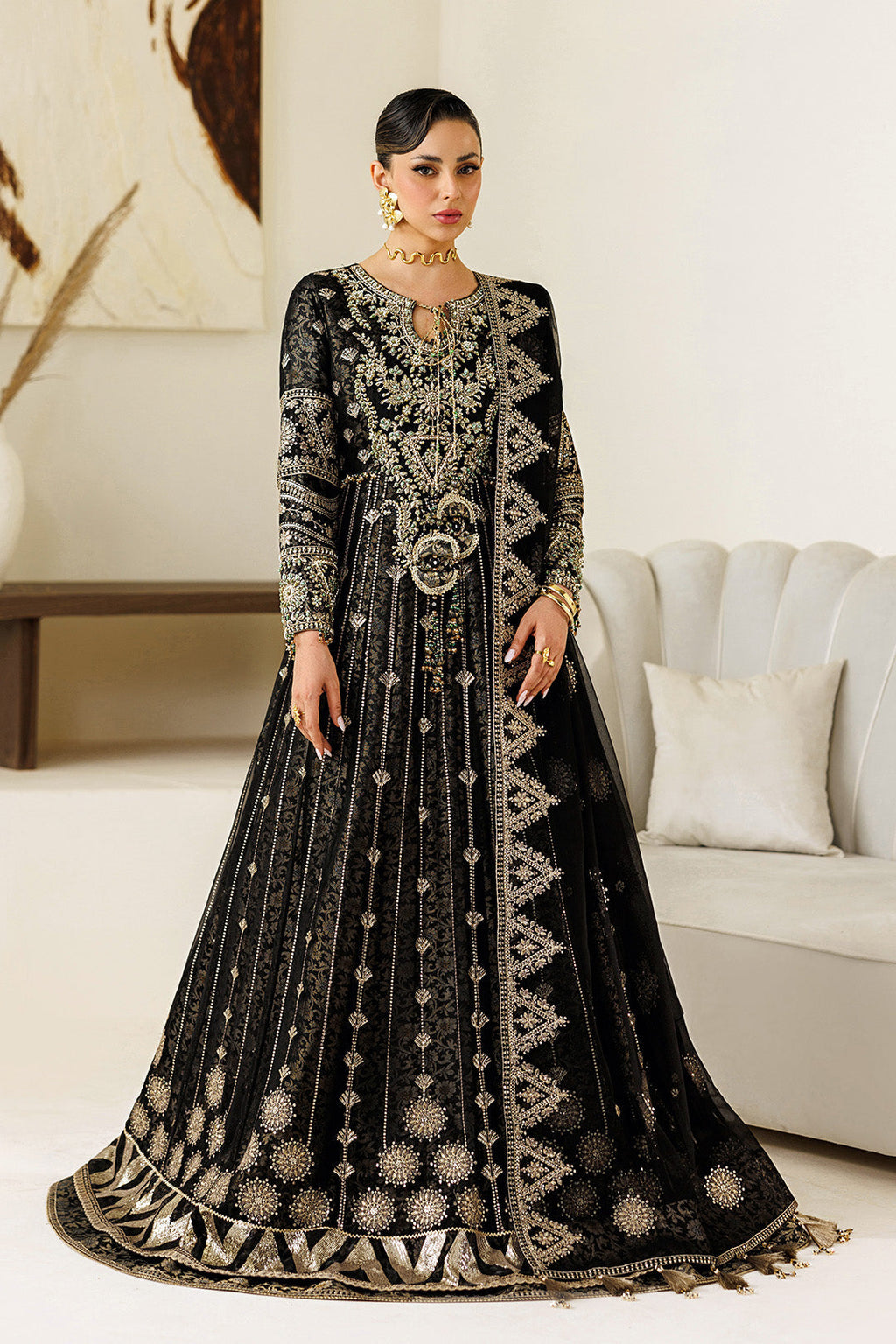 Alizeh | AYMAL V4 - LUXURY BAMBER CHIFFON '26 | AF-BHM-4073-Blanc
