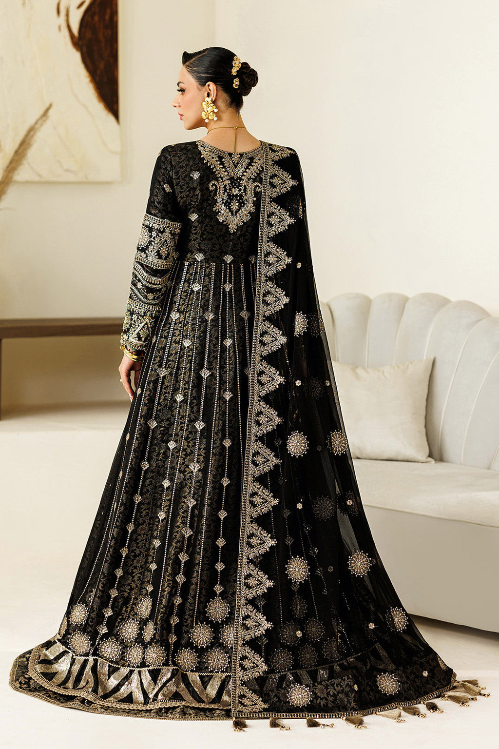 Alizeh | AYMAL V4 - LUXURY BAMBER CHIFFON '26 | AF-BHM-4073-Blanc