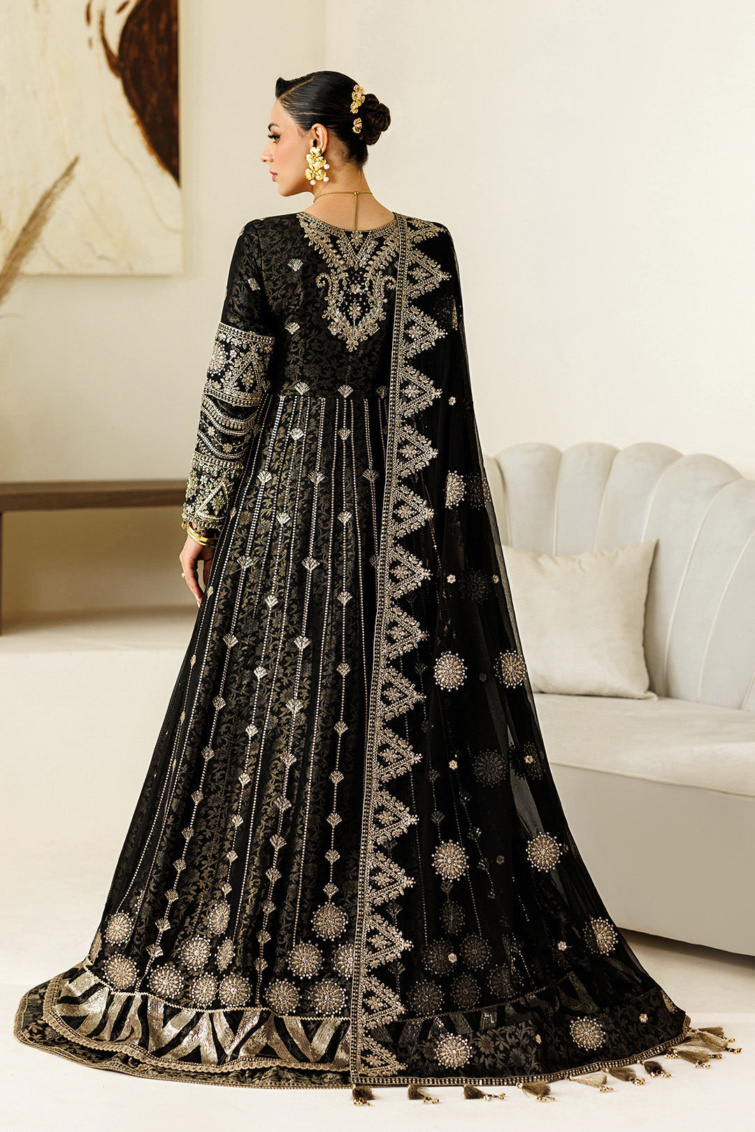Alizeh | AYMAL V4 - LUXURY BAMBER CHIFFON '26 | AF-BHM-4073-Blanc