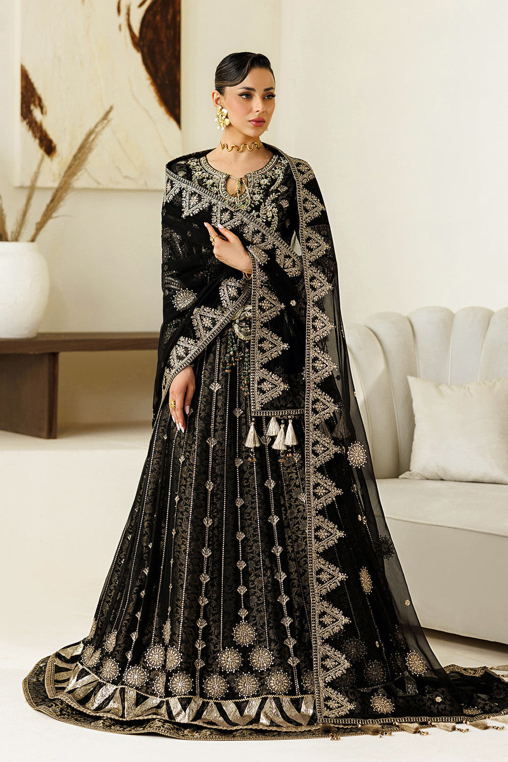 Alizeh | AYMAL V4 - LUXURY BAMBER CHIFFON '26 | AF-BHM-4073-Blanc