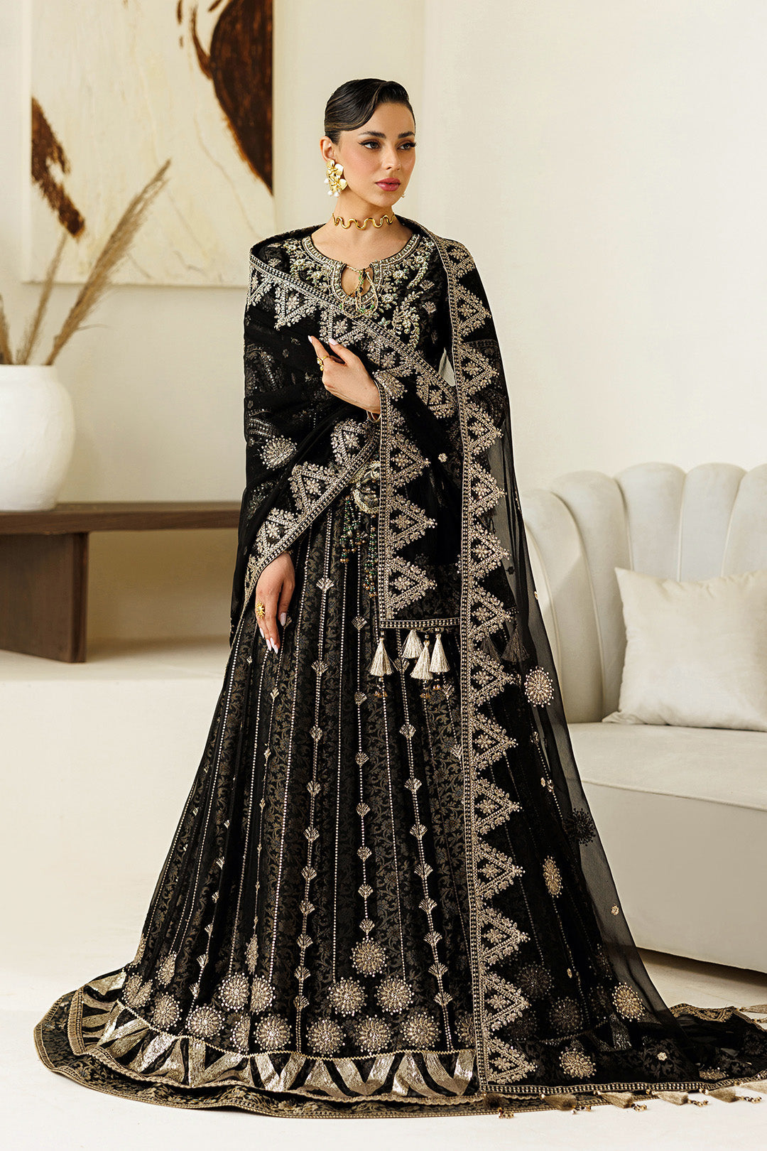 Alizeh | AYMAL V4 - LUXURY BAMBER CHIFFON '26 | AF-BHM-4073-Blanc