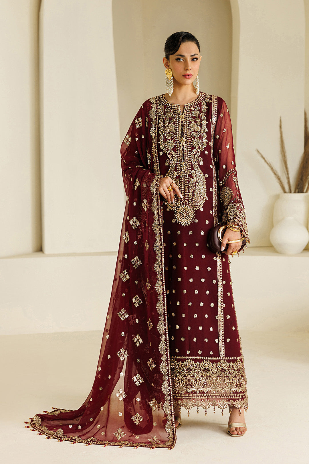 Alizeh | AYMAL V4 - LUXURY BAMBER CHIFFON '26 | AF-BHM-4071-Lira