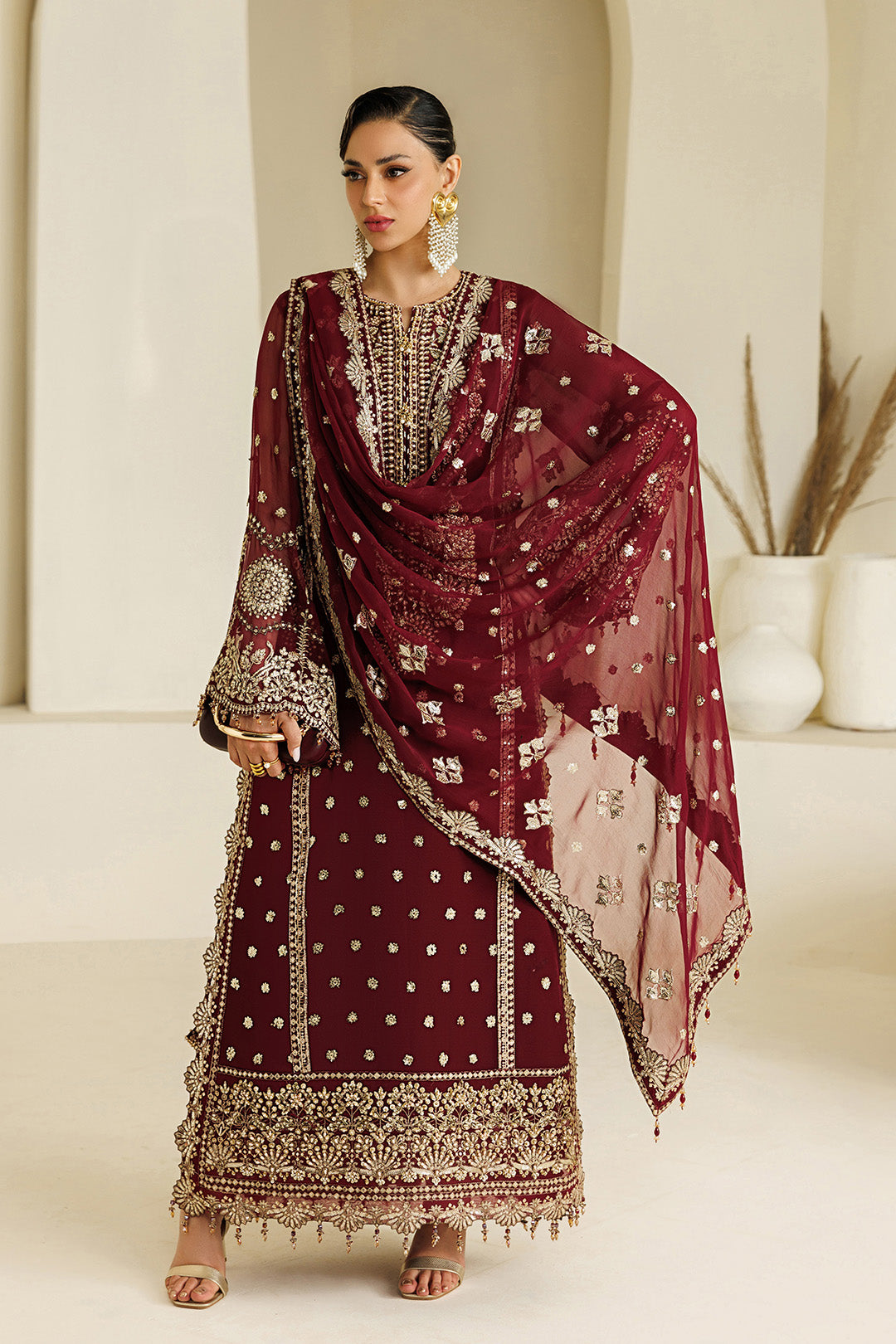 Alizeh | AYMAL V4 - LUXURY BAMBER CHIFFON '26 | AF-BHM-4071-Lira