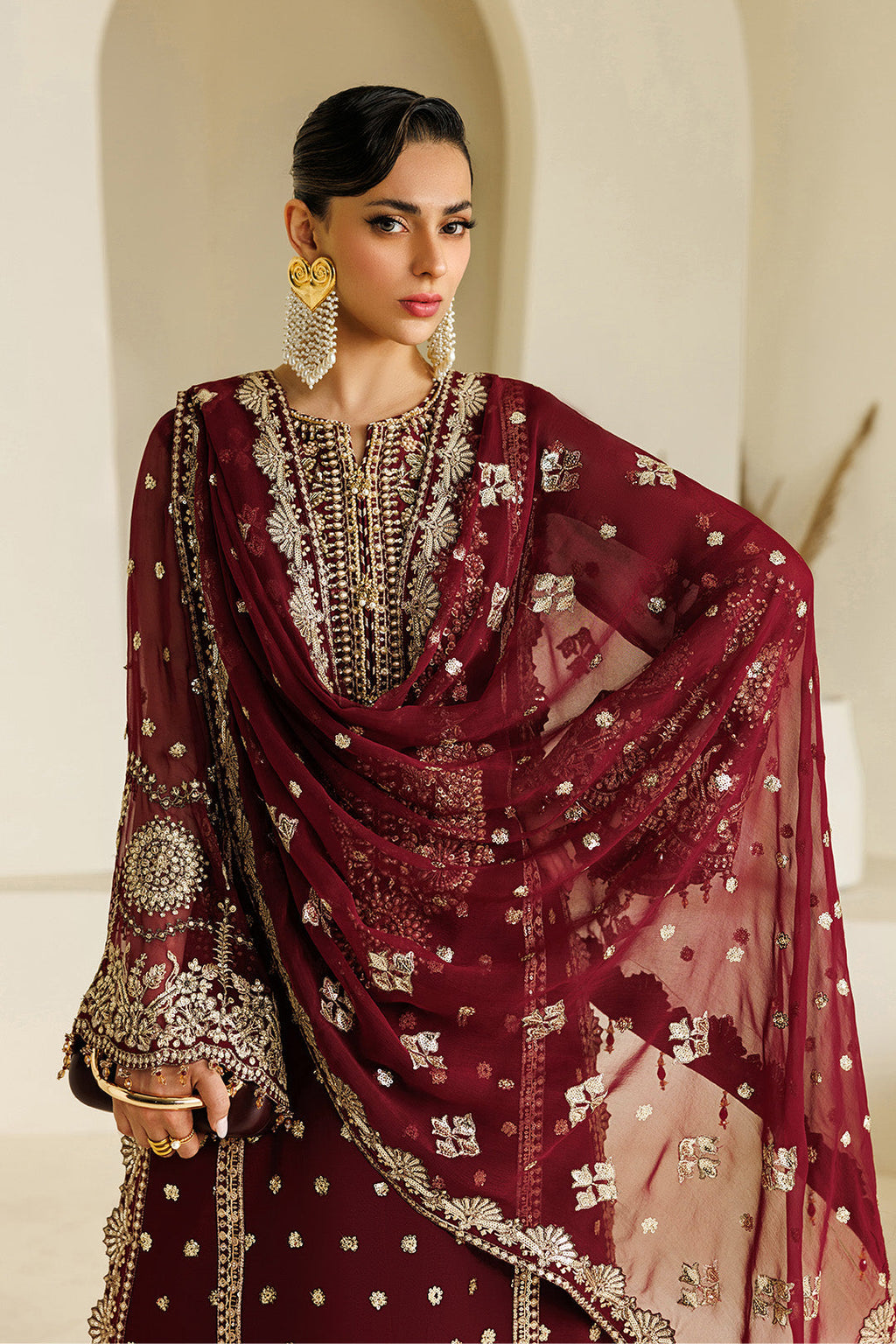 Alizeh | AYMAL V4 - LUXURY BAMBER CHIFFON '26 | AF-BHM-4071-Lira