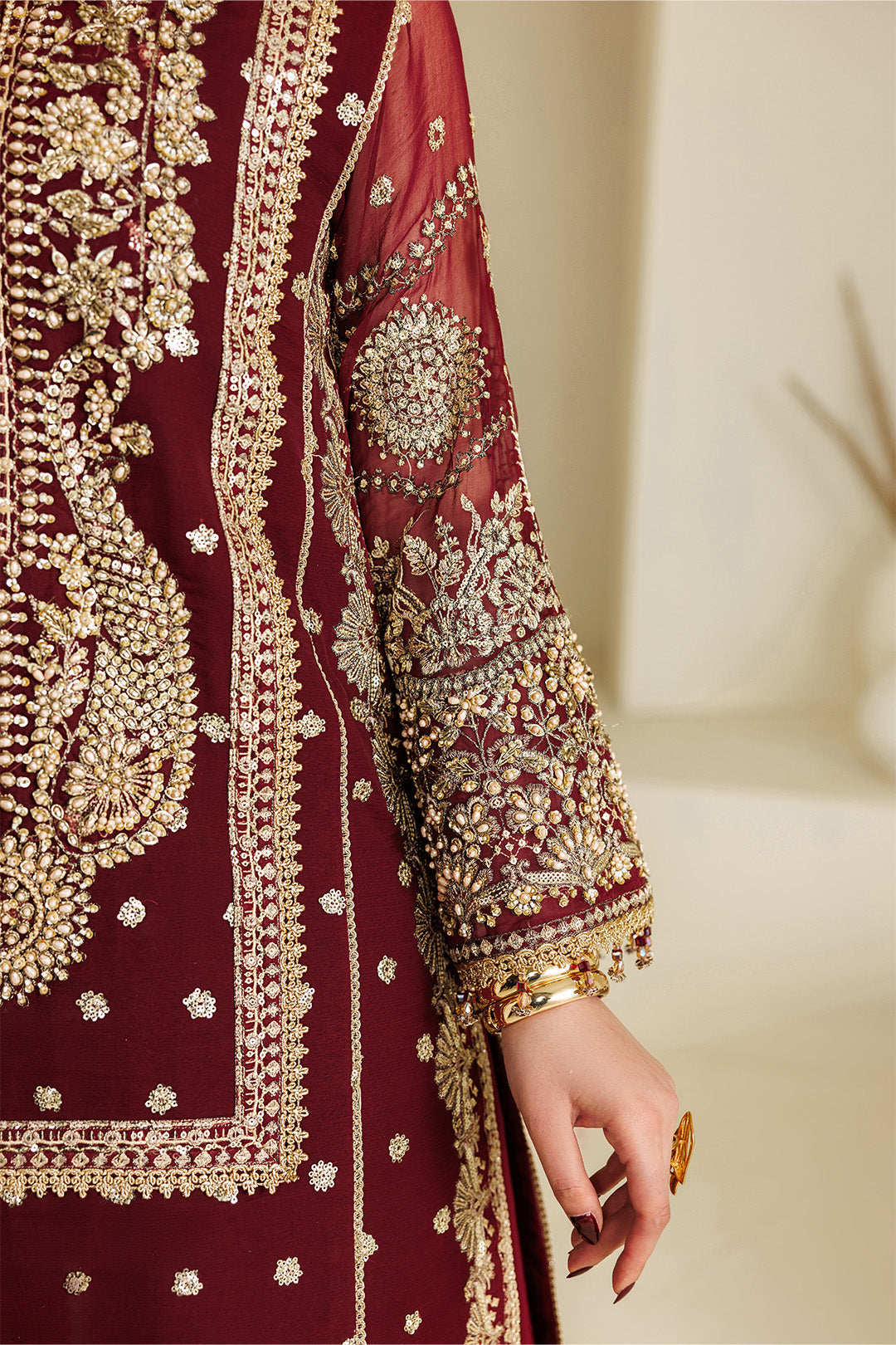 Alizeh | AYMAL V4 - LUXURY BAMBER CHIFFON '26 | AF-BHM-4071-Lira