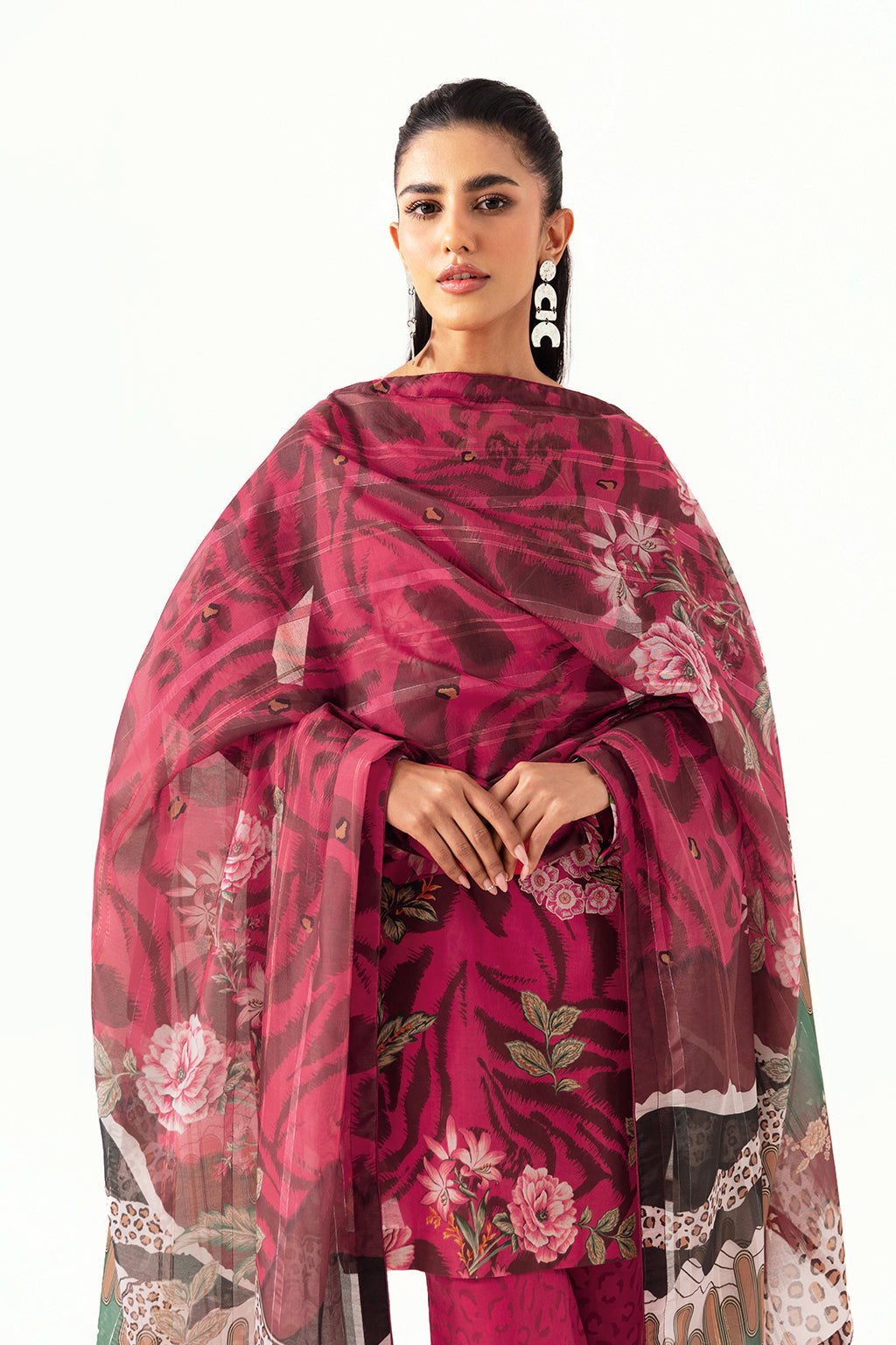 Ramsha | Pinted Lawn | RP-102 - House Of Anaya