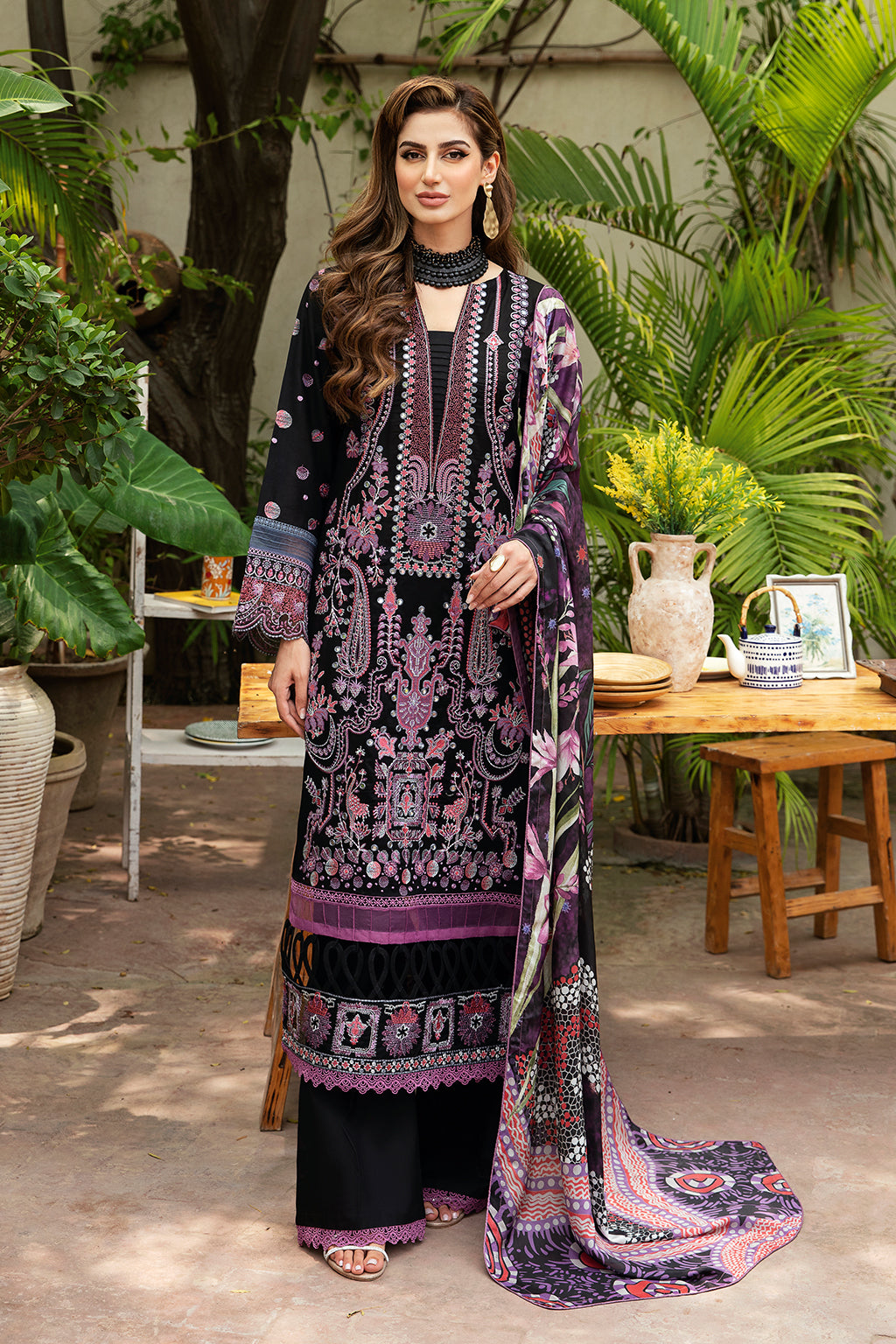 Ramsha | Luxury Lawn 24 | Y-806 - House Of Anaya