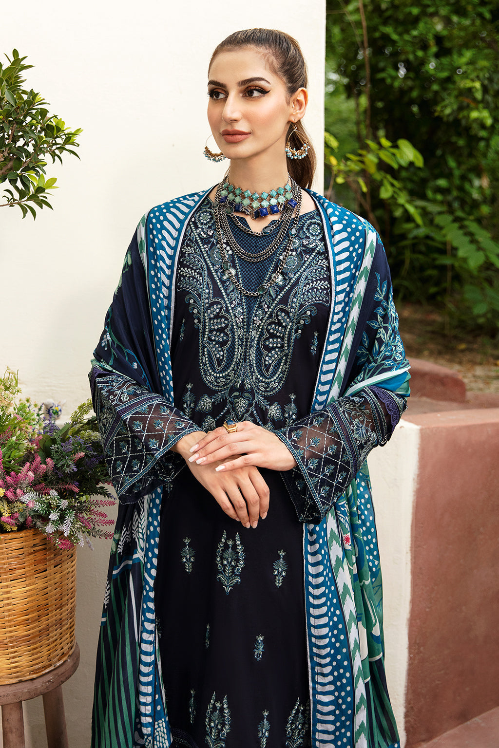 Ramsha | Riwayat Lawn Collection| Y-803 - House Of Anaya