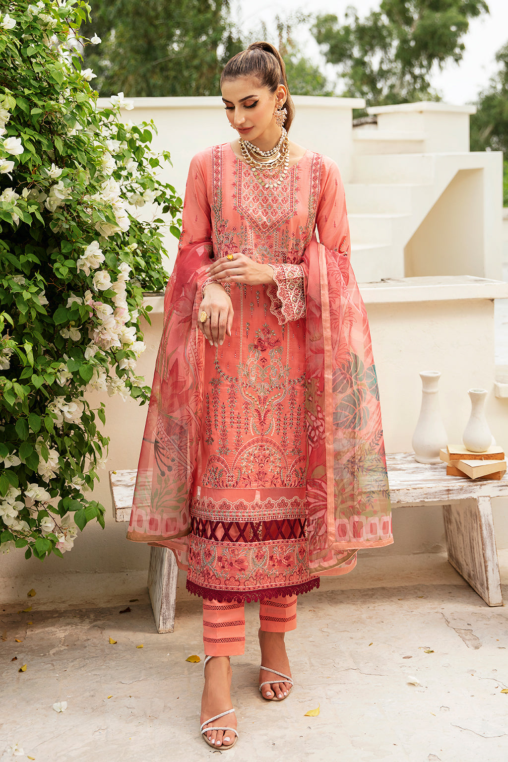 Ramsha | Luxury Lawn 24 | Y-807 - House Of Anaya