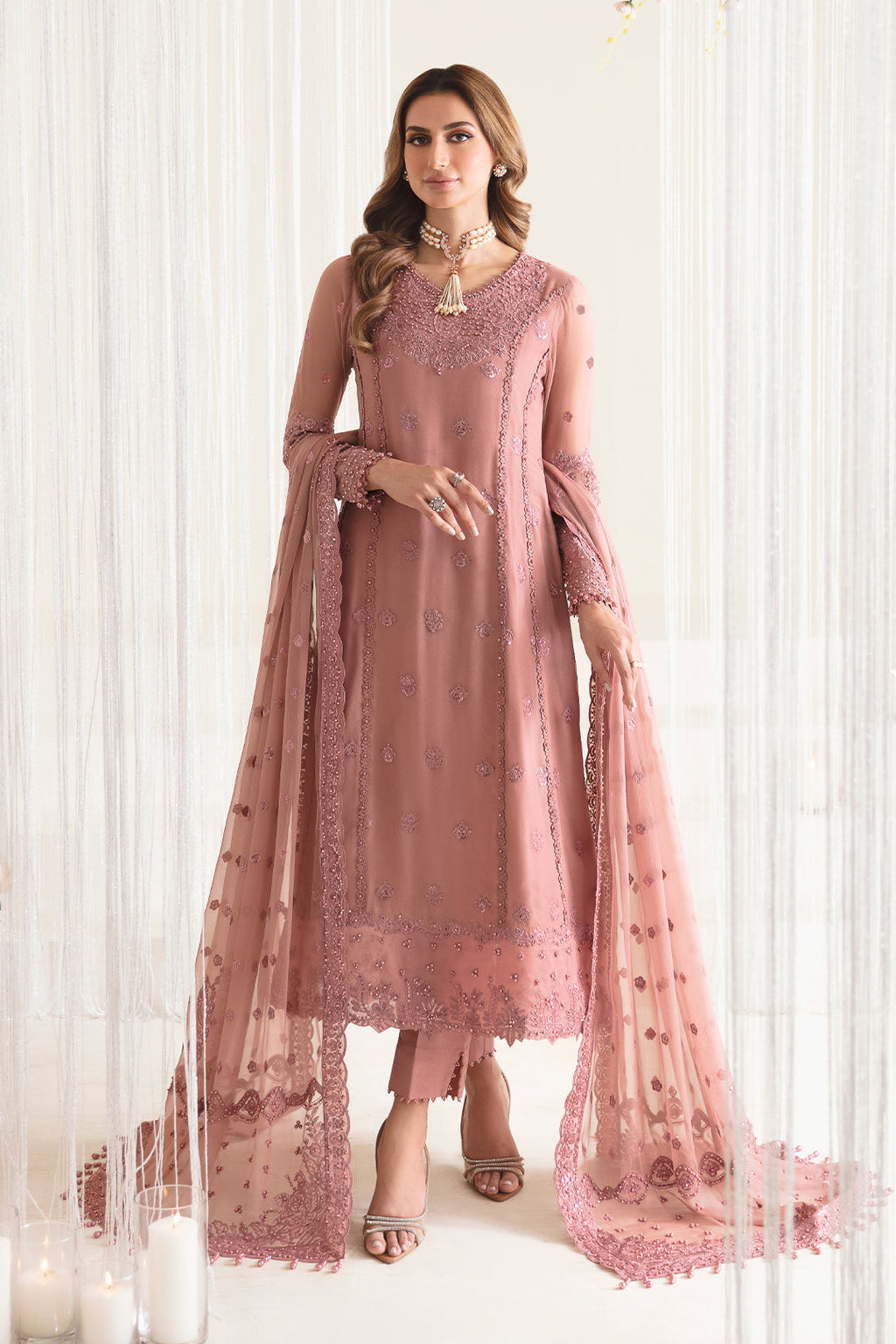 Alizeh | Reena Wedding Edits | AF-HM-4016-CRIMSON - House Of Anaya