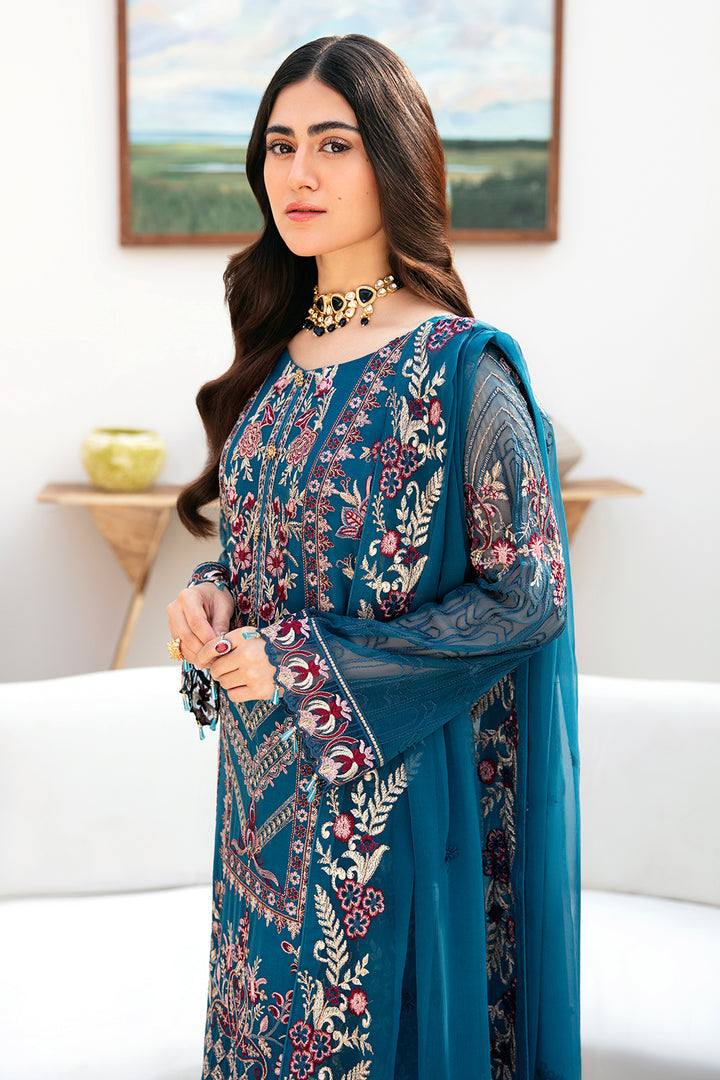 Ramsha | Chevron Chiffon Collection | A-811 - House Of Anaya