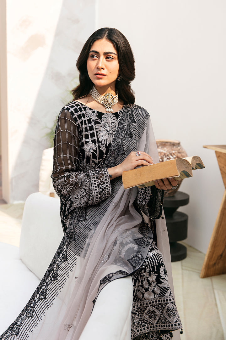 Ramsha | Chevron Chiffon Collection | A-807 - House Of Anaya