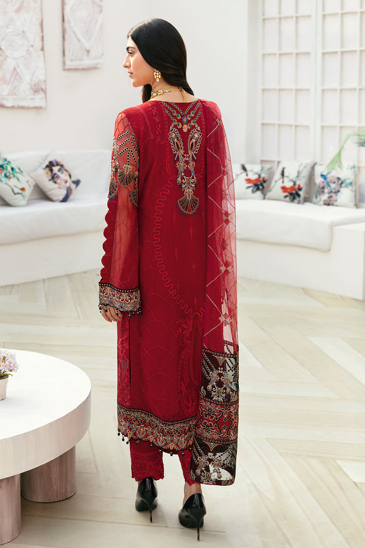 Ramsha | Chevron Chiffon Collection | A-803 - House Of Anaya