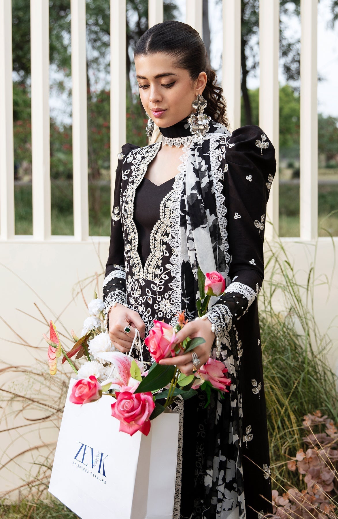 Zevk | Flora Festive Lawn | DUSK