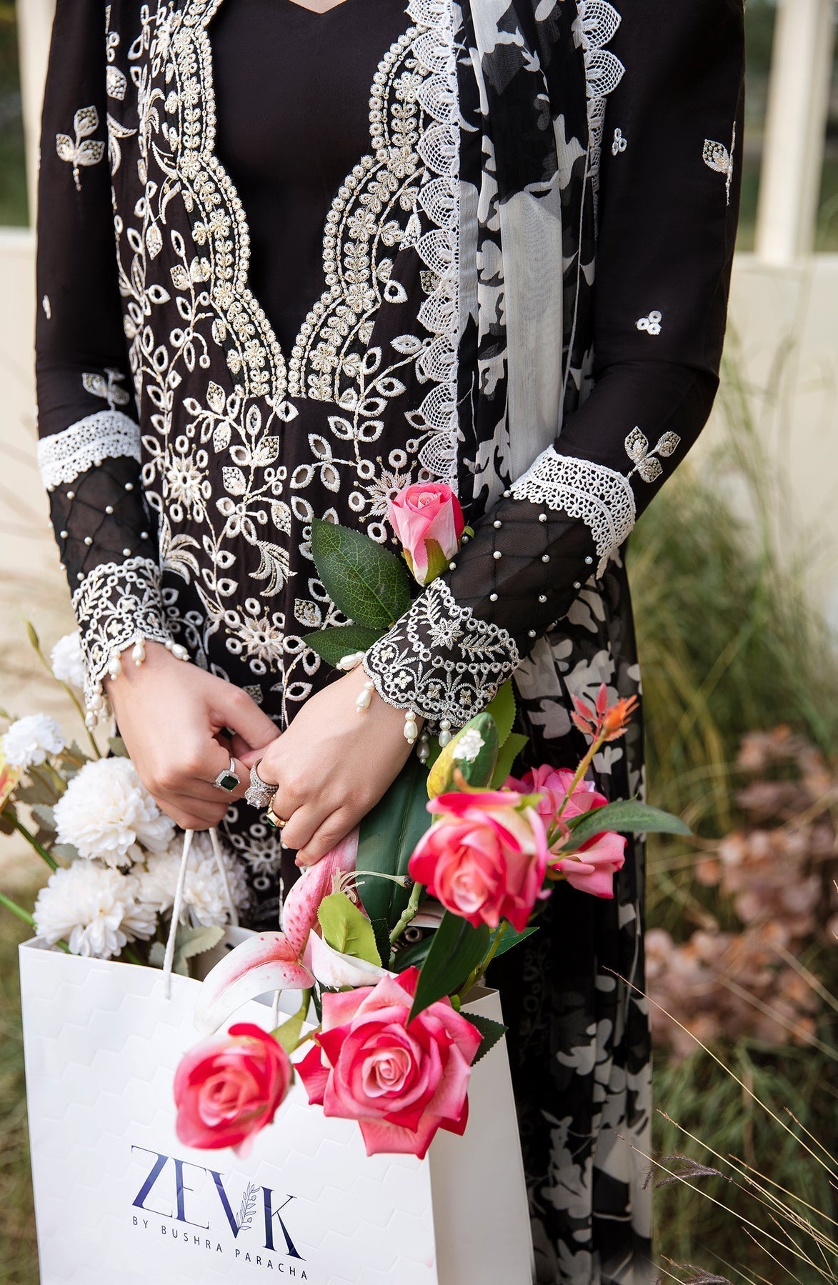 Zevk | Flora Festive Lawn | DUSK