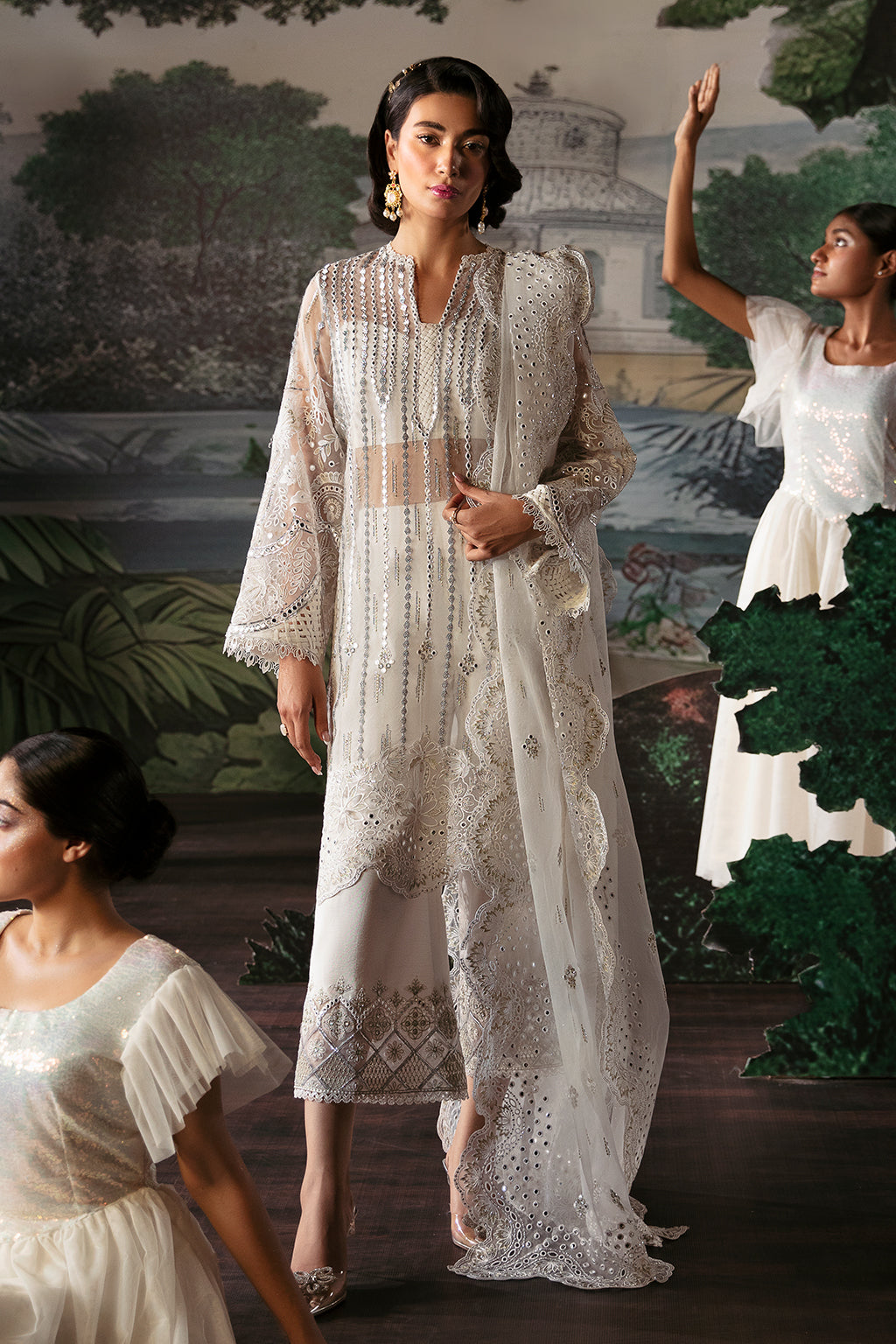 Afrozeh | La Fuchsia Festive 24 | Laira - House Of Anaya