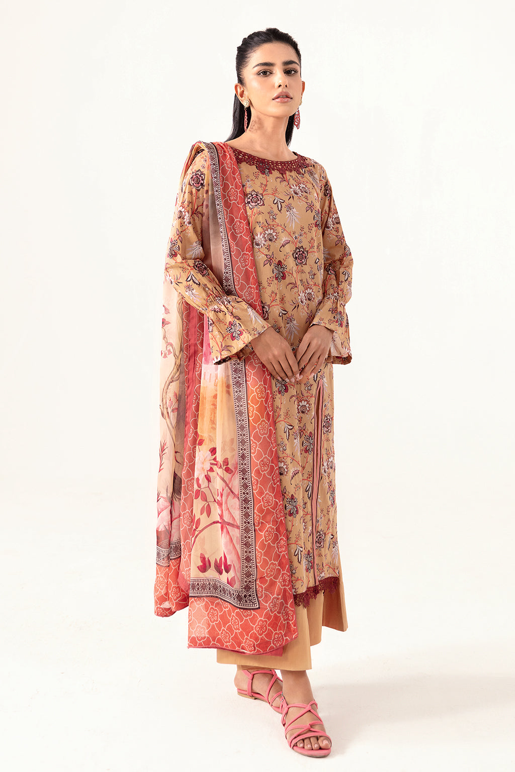 Ramsha | Pinted Lawn | RP-112 - House Of Anaya