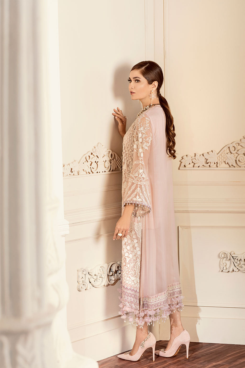 Baroque-EMBROIDERED CHIFFON CH05-10