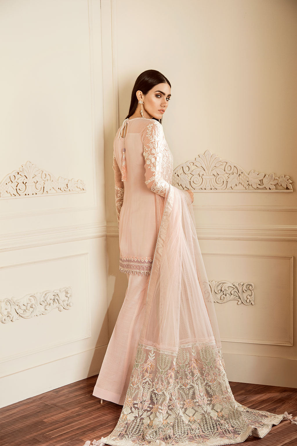 Baroque-EMBROIDERED CHIFFON CH05-10