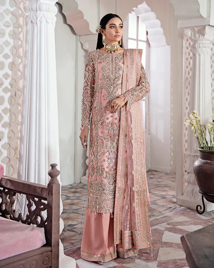 Gulaal | Meherma Wedding Formals Collection | Arjumand Embroidered Net 3-Piece Suit WS-15