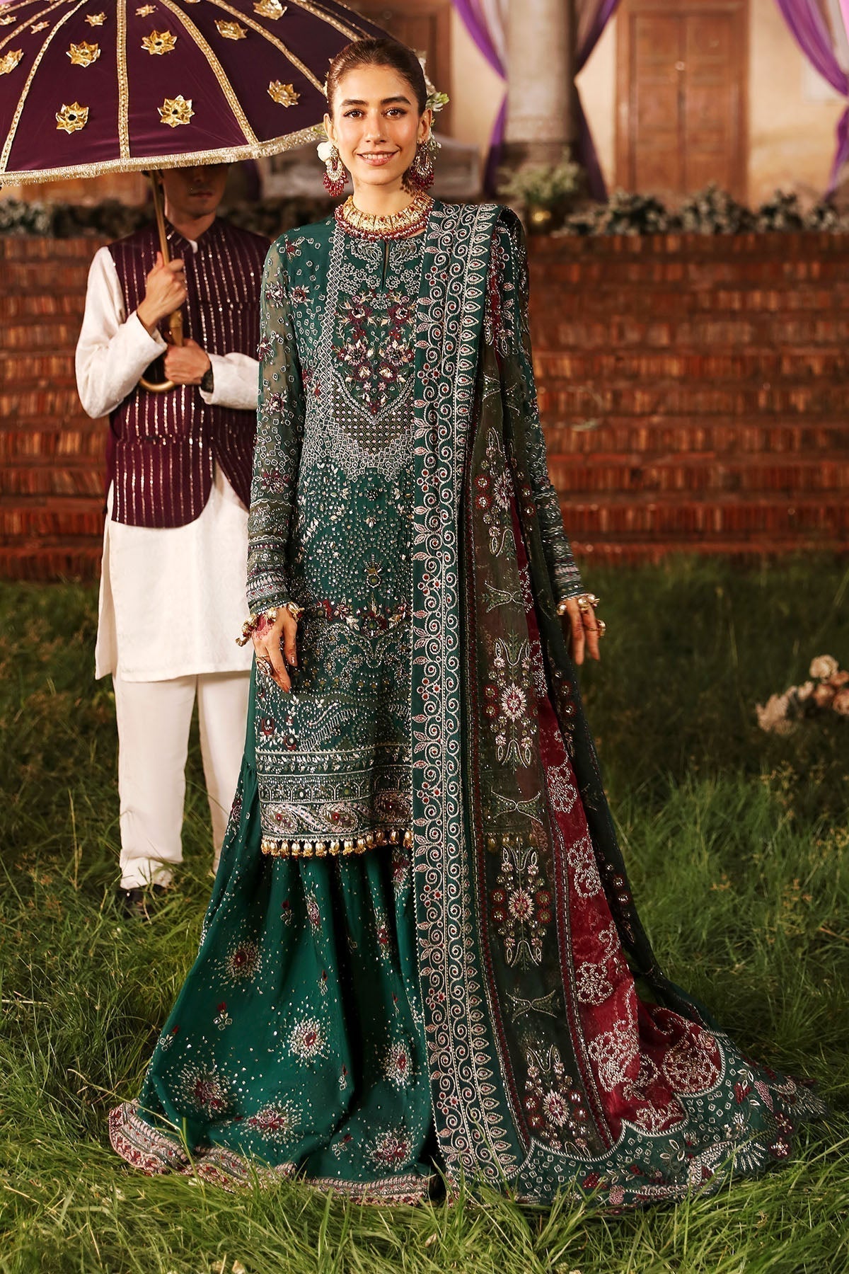 Nureh | Jhoomro Wedding Formals | NL-68 SHADMANI - Riwayat-e-Khas