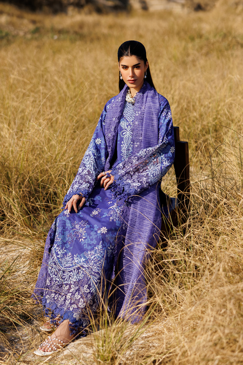 Emaan adeel | Sunlit Groove Luxury Lawn 26 | PETAL PULSE