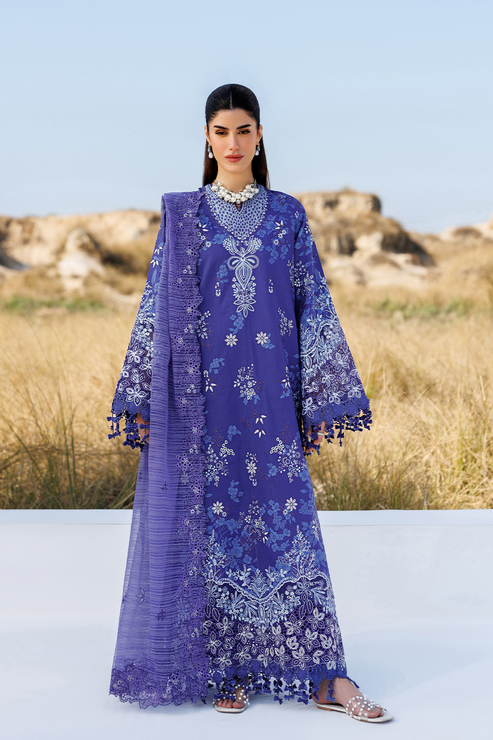 Emaan adeel | Sunlit Groove Luxury Lawn 26 | PETAL PULSE
