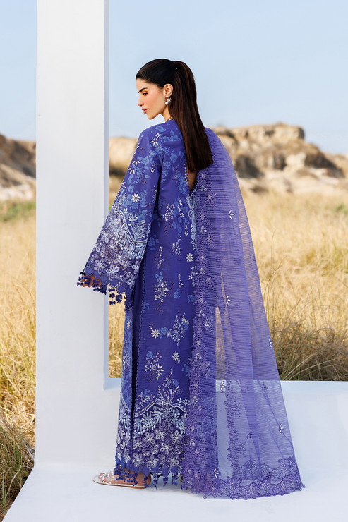 Emaan adeel | Sunlit Groove Luxury Lawn 26 | PETAL PULSE