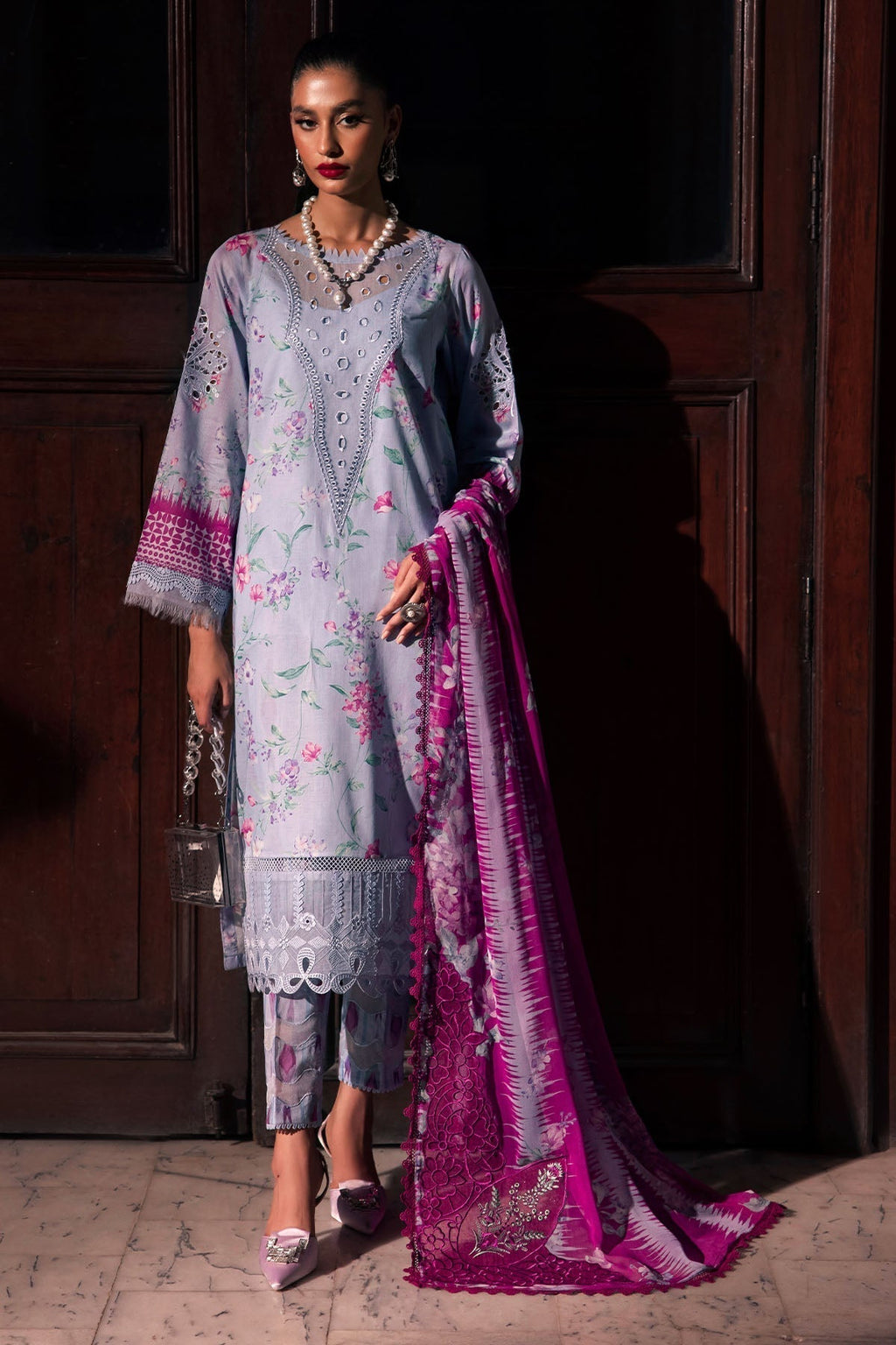 Nureh | Glam Girl Lawn | GL-17 - Riwayat-e-Khas