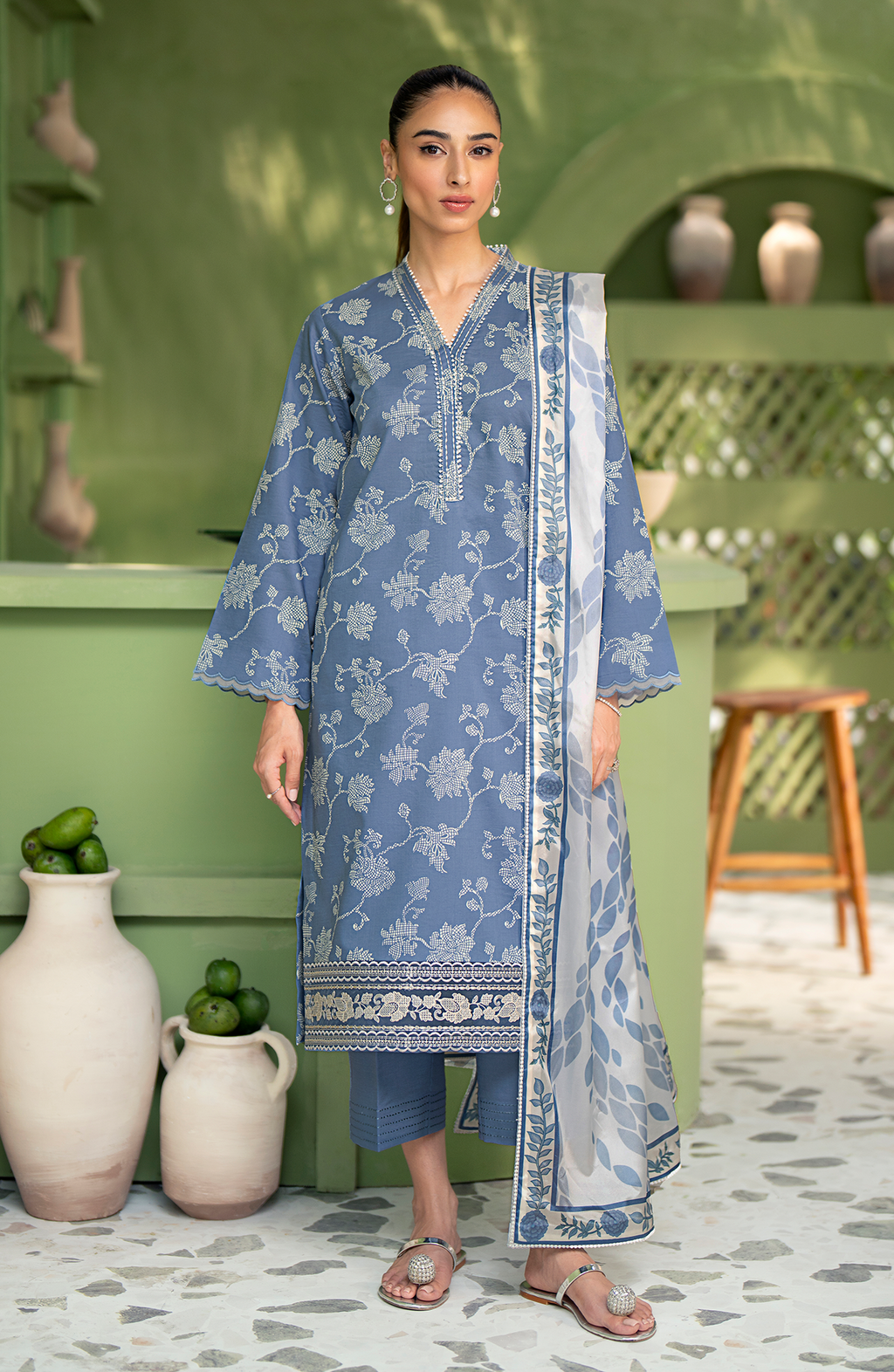 Seran | Artisan Lawn 25 | AEGEAN - Riwayat-e-Khas