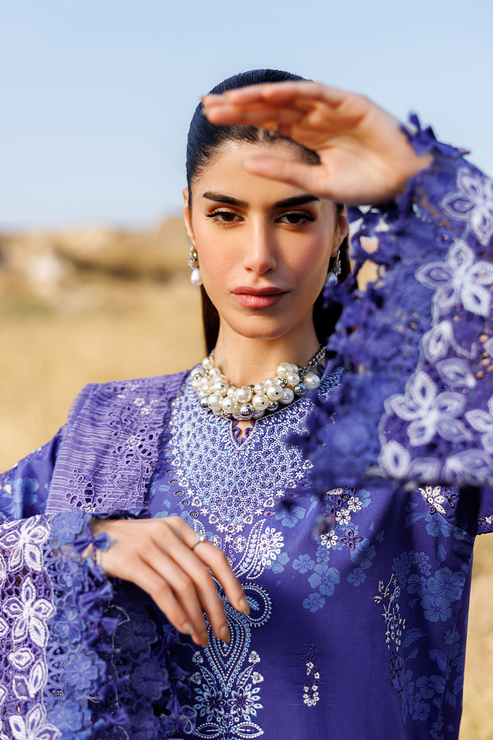 Emaan adeel | Sunlit Groove Luxury Lawn 26 | PETAL PULSE