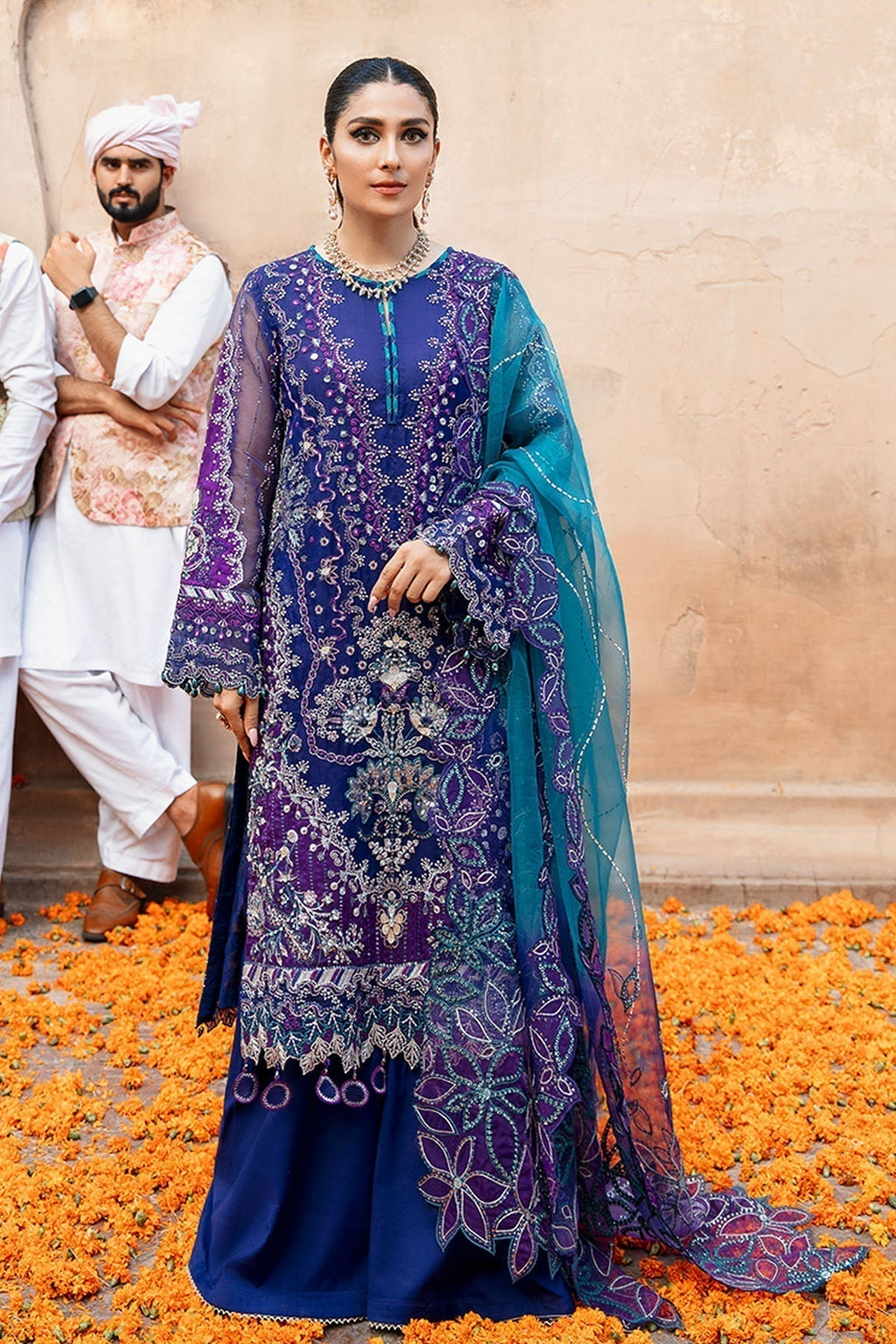 Nureh | Jhoomro Wedding Formals | Neelum - House Of Anaya