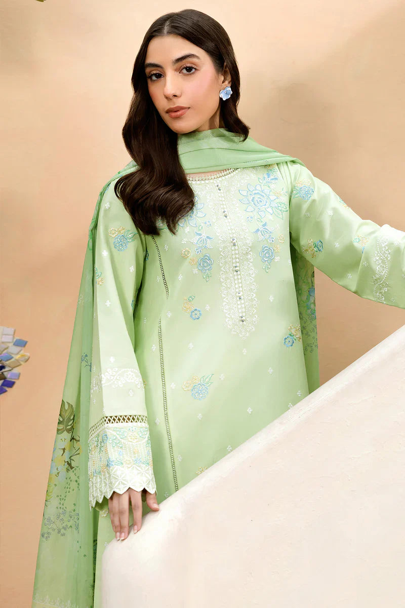 Farasha | Summer Weaves Embroidered lawn'26 | Summer Mist