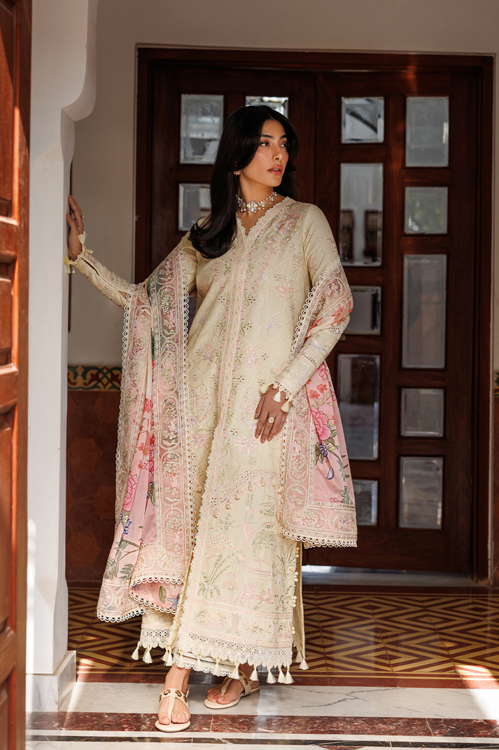 Emaan Adeel | Mirabelle Festive Luxury Lawn | BLOSSOM BLISS