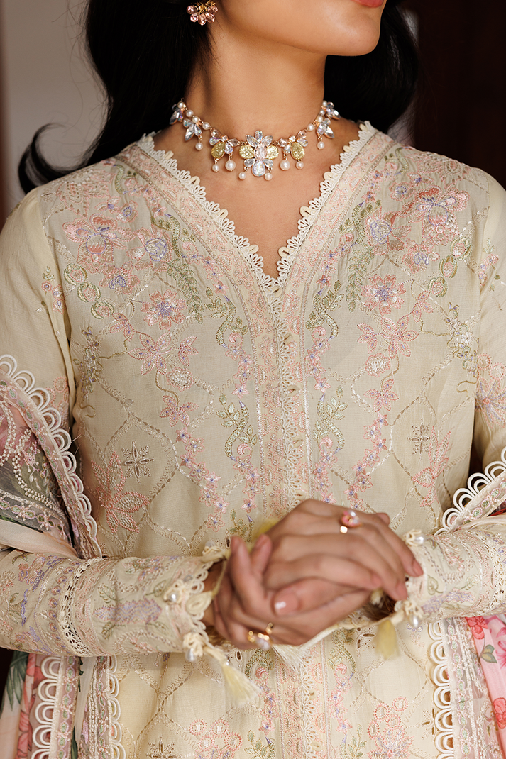 Emaan Adeel | Mirabelle Festive Luxury Lawn | BLOSSOM BLISS