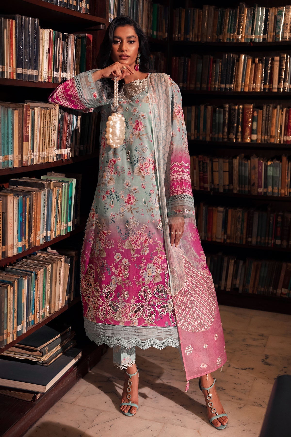 Nureh | Glam Girl Lawn | GL-16 - Riwayat-e-Khas