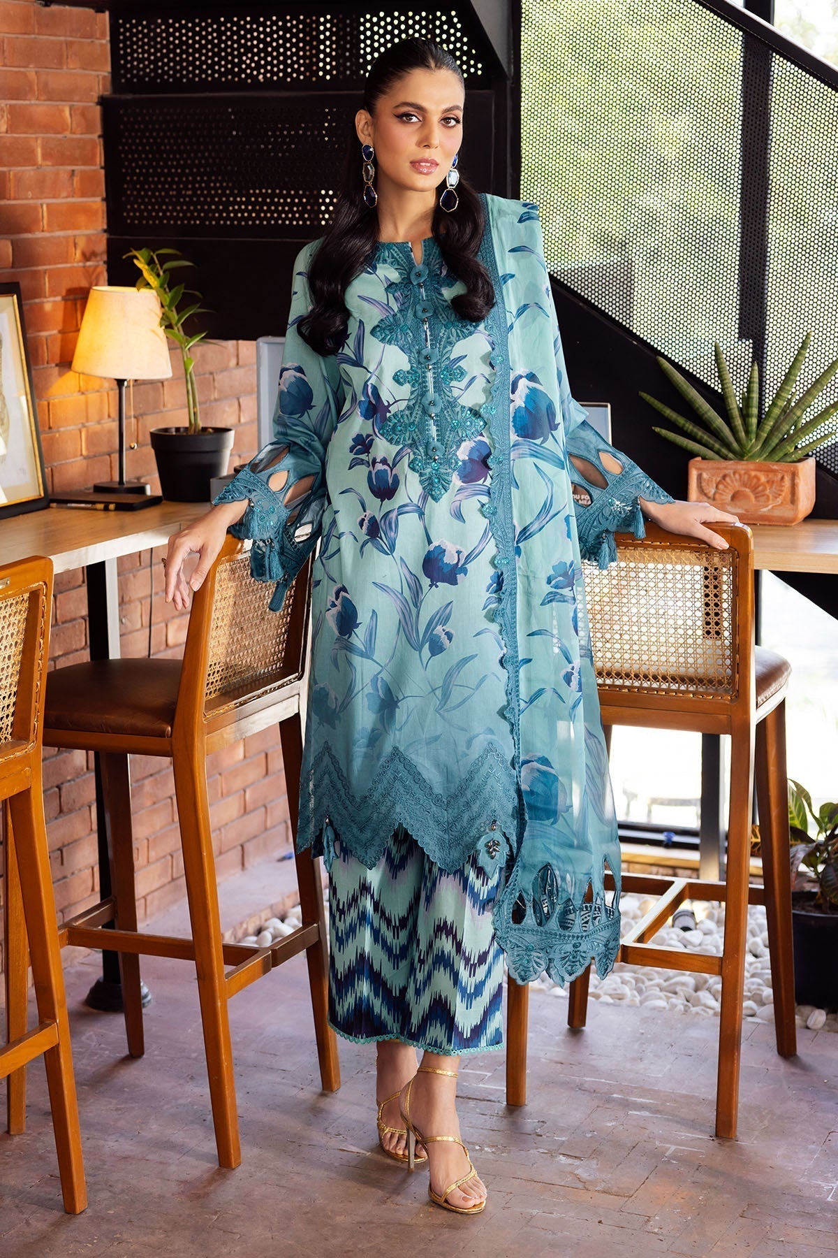 Nureh | Glam Girl Lawn | GL-08 - Riwayat-e-Khas